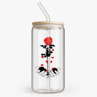 Банка с бамбуковой крышкой