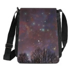 Сумка на плечо (планшет) Ночное небо