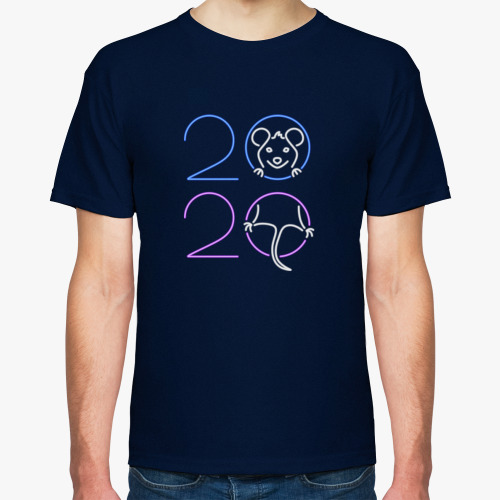 Футболка с принтом Год металлической крысы 2020