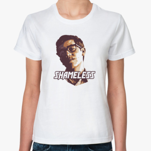 Классическая футболка с принтом Карл Shameless (Бесстыжие)