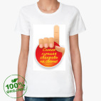 Женская футболка органик