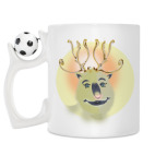 Кружка с футбольным мячиком