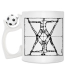 Кружка с футбольным мячиком