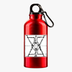 Металлическая бутылка 400 мл UV-DTF