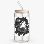 Банка с бамбуковой крышкой