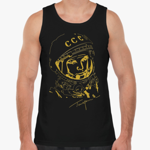 Майка с принтом Yuri Gagarin