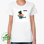 Женская футболка органик