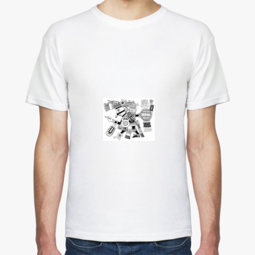 Футболка с принтом «Тескатлипока»