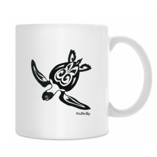 Кружка с принтом Морская черепаха