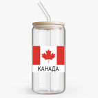 Банка с бамбуковой крышкой