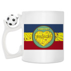 Кружка с футбольным мячиком