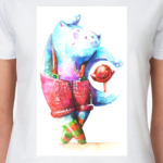 Акварельный кот