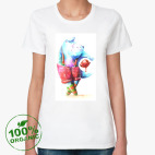 Женская футболка органик