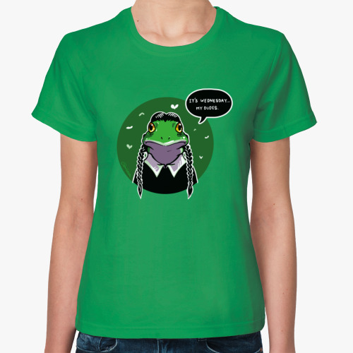 Женская футболка с принтом Среда