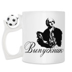 Кружка с футбольным мячиком