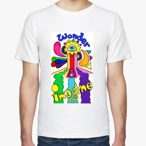 Футболка с принтом Imagine