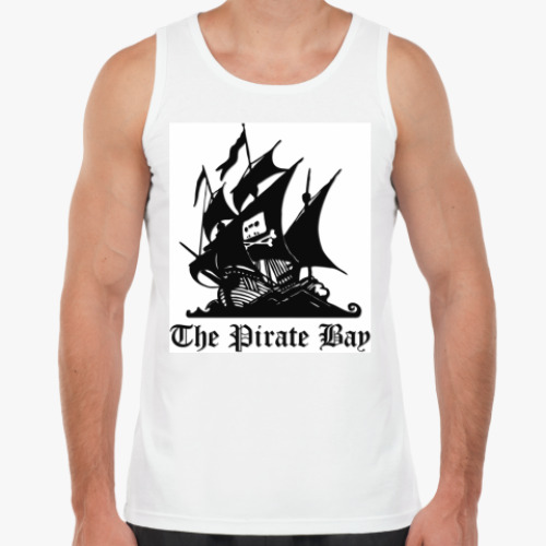 Майка с принтом Pirate Bay