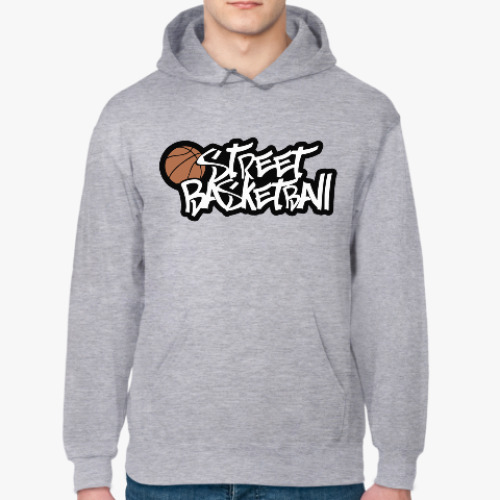 Толстовка худи с принтом Street Basketball
