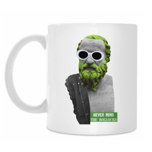 Кружка с принтом Never mind. Diogen