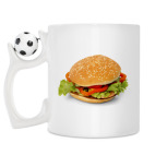 Кружка с футбольным мячиком