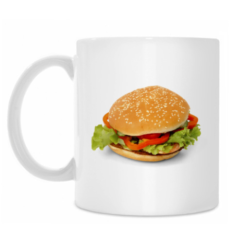 Кружка с принтом Burger