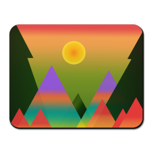 Коврик для мыши с принтом Индейское лето