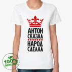 Женская футболка органик