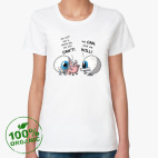 Женская футболка органик