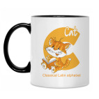 Кружка двухцветная