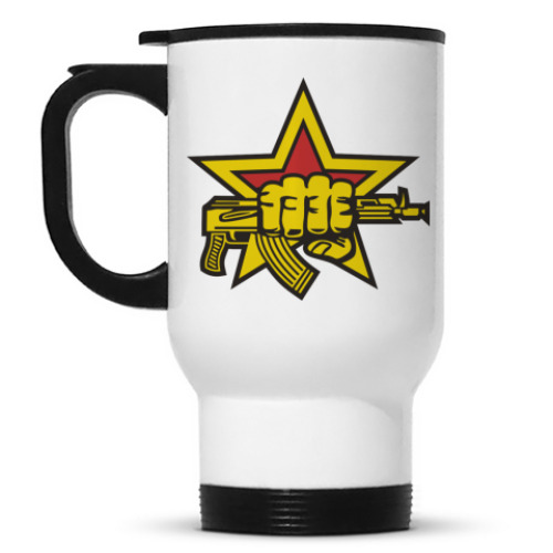 Кружка-термос с принтом СН