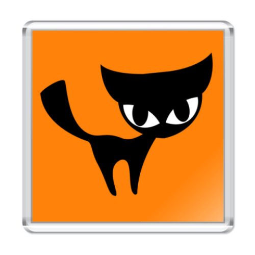 Магнит с принтом   Cat
