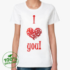 Женская футболка органик