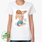 Женская футболка органик