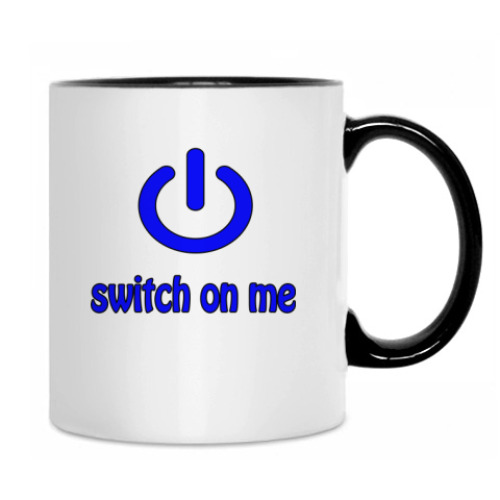 Кружка с принтом Switch on me
