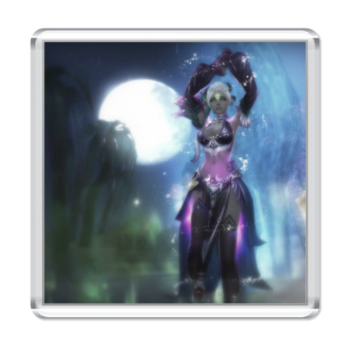 Магнит с принтом Магия луны