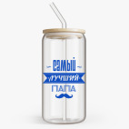 Банка с бамбуковой крышкой