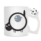 Кружка с футбольным мячиком