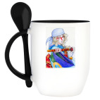 Кружка с ложкой