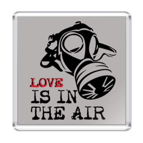 Магнит с принтом Love is in the air