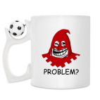 Кружка с футбольным мячиком