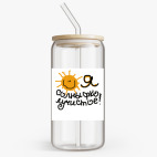 Банка с бамбуковой крышкой