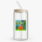 Банка с бамбуковой крышкой