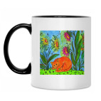 Кружка двухцветная