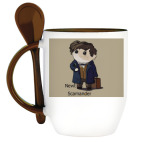 Кружка с ложкой Newt Scamander