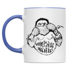 Двухцветная кружка Уличный боец