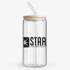 Банка с бамбуковой крышкой