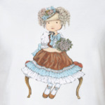 Леди с букетом