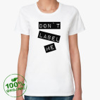 Женская футболка органик