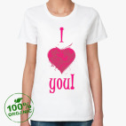 Женская футболка органик