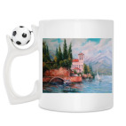 Кружка с футбольным мячиком